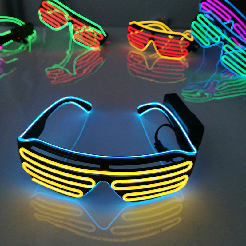 Flashing LED Wire Party Sunglasses