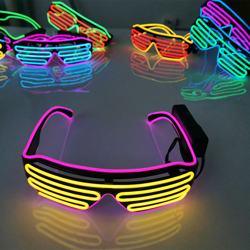 Flashing LED Wire Party Sunglasses