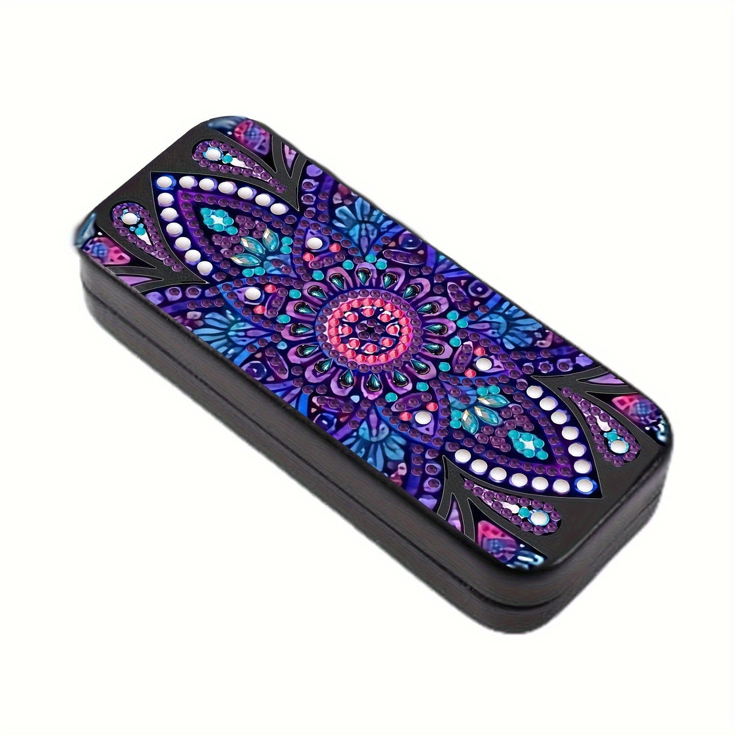 Mandala Diamond Painting Sunglass Case